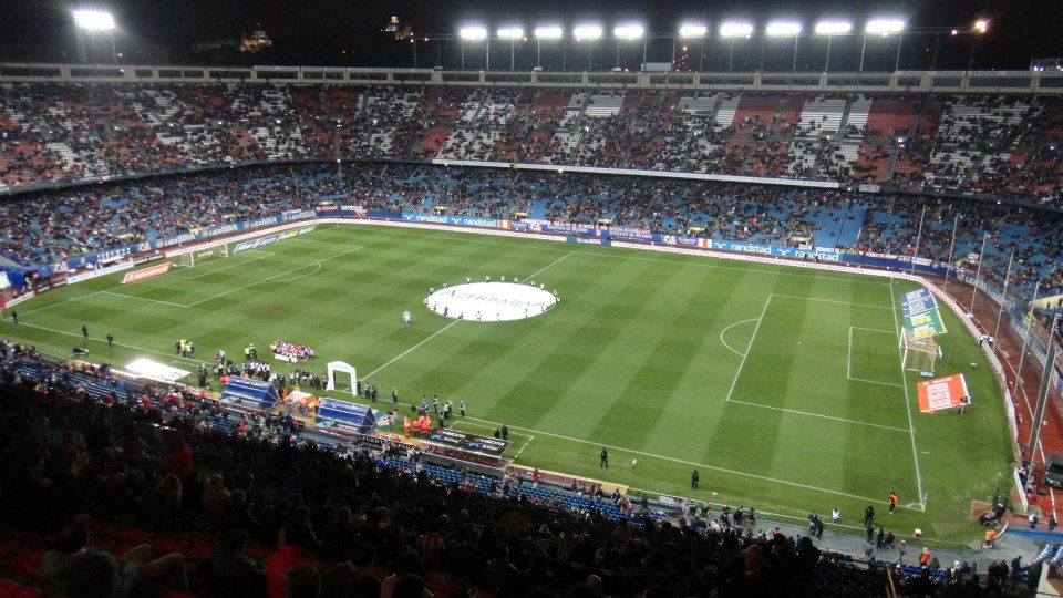 Atletico Madrid gegen UD Levante im Vicente Calderon